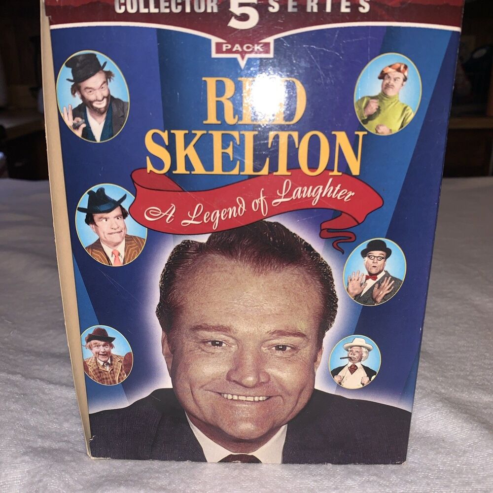 1997 Red Skelton A Legend of Laughter 5 VHS Collector Series Boxed Set Sealed!